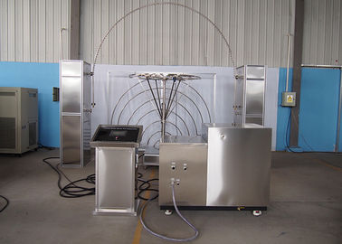 Αίθουσα υδραυλικής δοκιμης παφλασμών IPX3 IPX4/εξοπλισμός δοκιμής εργαστηρίων με την ταλάντευση